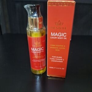 BESQUE Magic Luxury Body Oil - Red and Gold 100% NATURAL  CRUELITY FREE, VEGAN